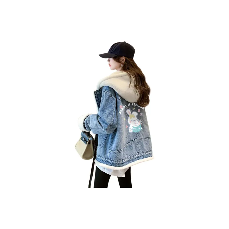 JEANSWEST Denim Jackets Women's-1