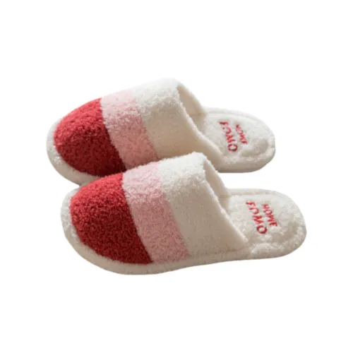 Yalu Cotton Slipper Shoes For Women's Fall And Winter Home Fleece Slippers Cute Home Men's Anti-Slip Postpartum