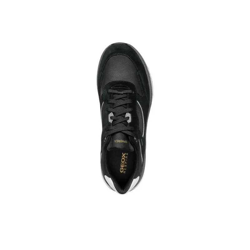 GEOX Spherica Actif X1 Ab Low Top Casual Shoes Men's Black-6