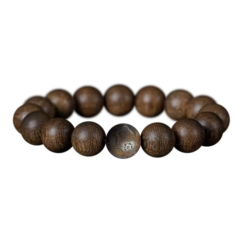 FANGYUANXIAOFU Fragrance Enhancer, Agarwood Bracelets Women's-30