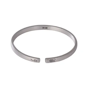 Brahmacharya 999 Fine Silver Bangles Women's