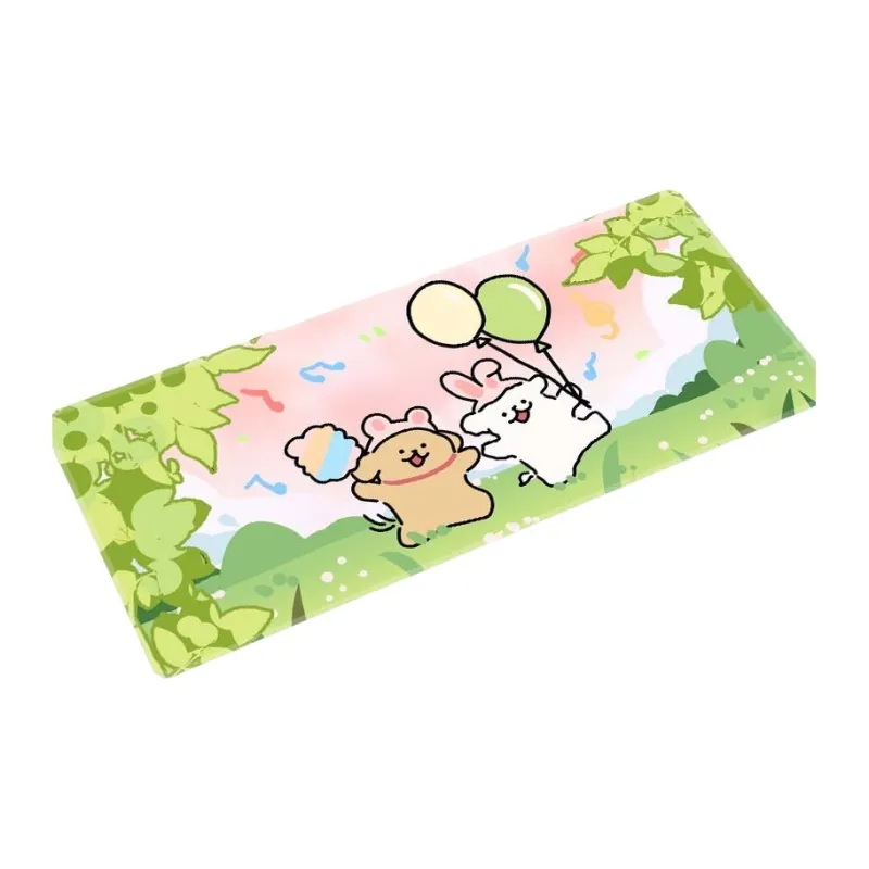 LOVINGCOOL Natural Rubber Cute Cartoon Maltese Large Keyboard Pad With Thickened Edges Office Desk Mat Mouse Pads-18