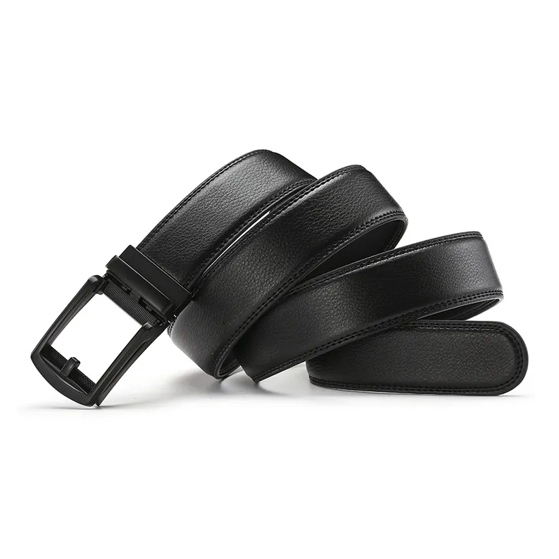 YUZHAOLIN Cow Split Leather Leather Belts Men's 3.5CM-1