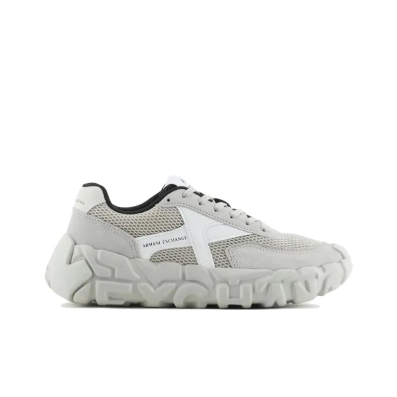 ARMANI EXCHANGEAE Low-Top Casual Shoes Men's Gray-4