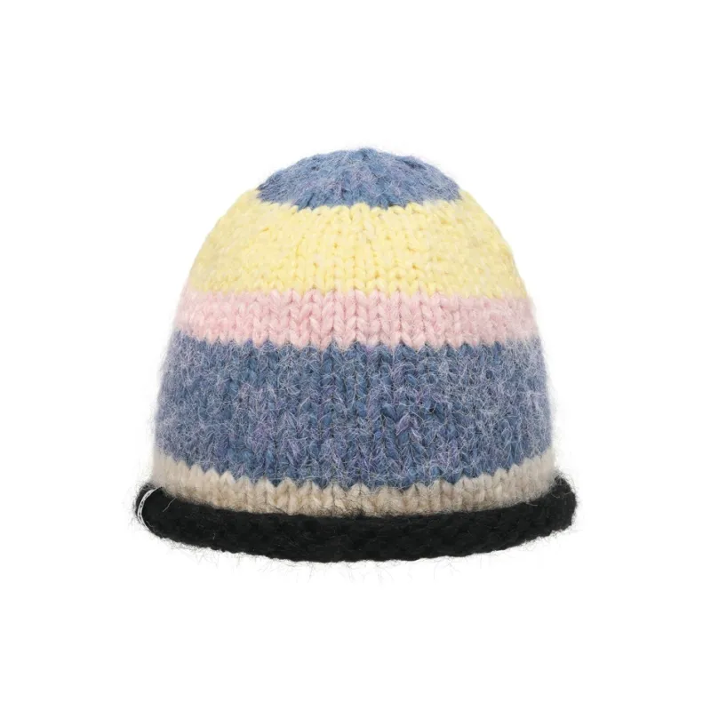 FREE RABBITⅡ Fall And Winter Niche Warm Ear Protection Closed Toe Cold Cap Women's-2