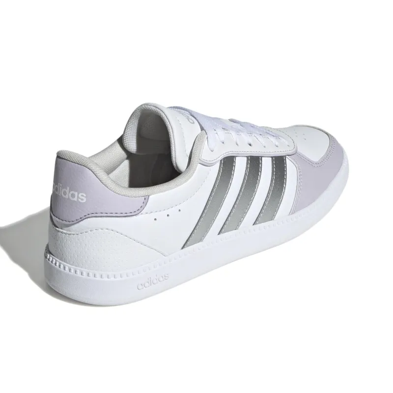 Adidas Breaknet Sleek Cloud White Silver Metallic Silver Dawn Women's-3