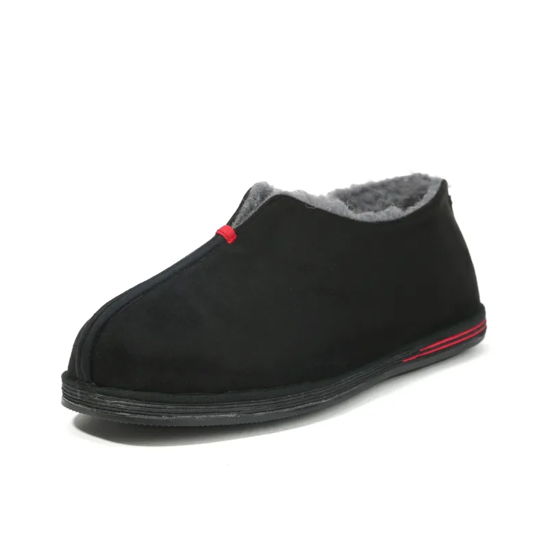 Old Meihua Low-Top Casual Shoes Men's Black-2