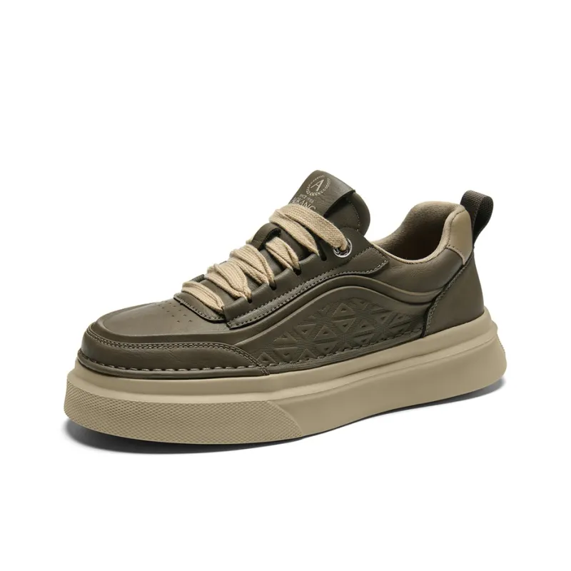 AOKANG Maillard Style Series Height Increasing Lightweight Slip-Resistant Low-Top Skateboard Shoes Men's Exclusive Box-7