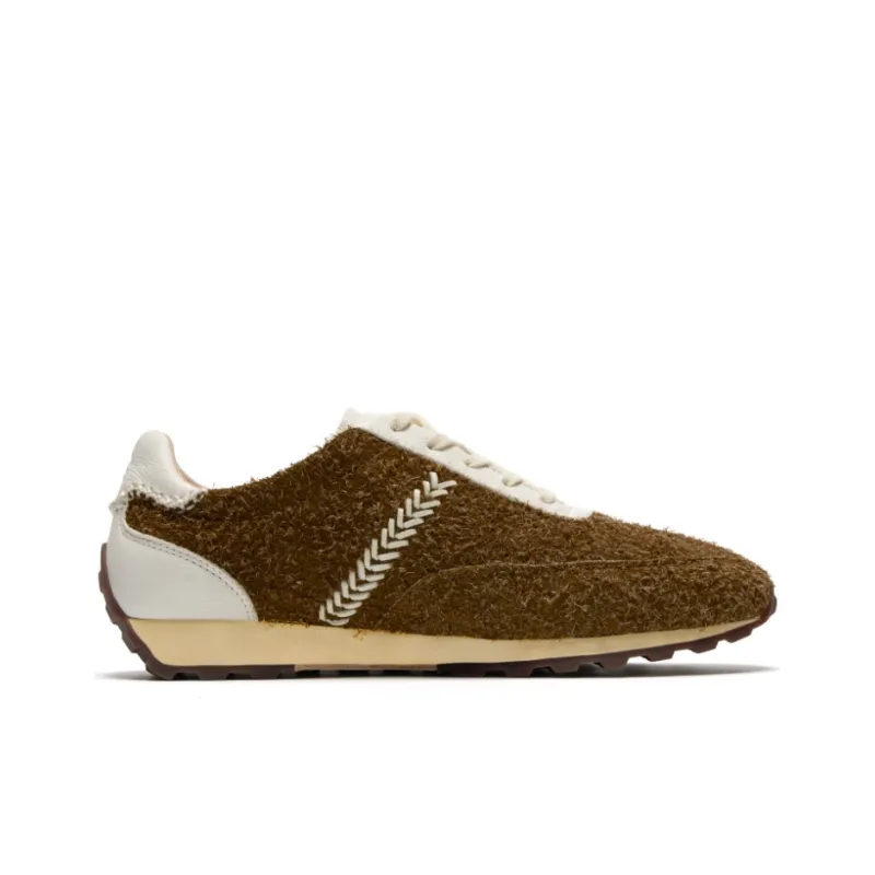 FOOT INDUSTRY Anti-Slip Wear-Resistant Low-Top Running Shoes Unisex Tan-1