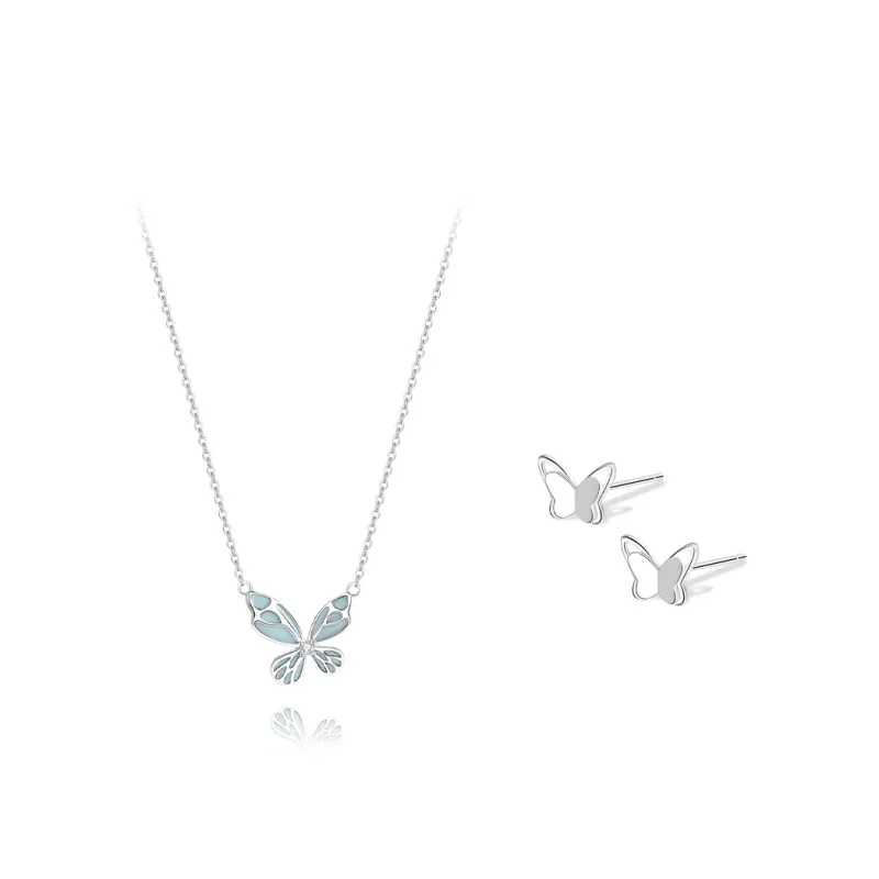 BLANK IN BLANK Zircon Necklaces Women's Bestie Girlfriend Couple Birthday Gift Girl Box-0