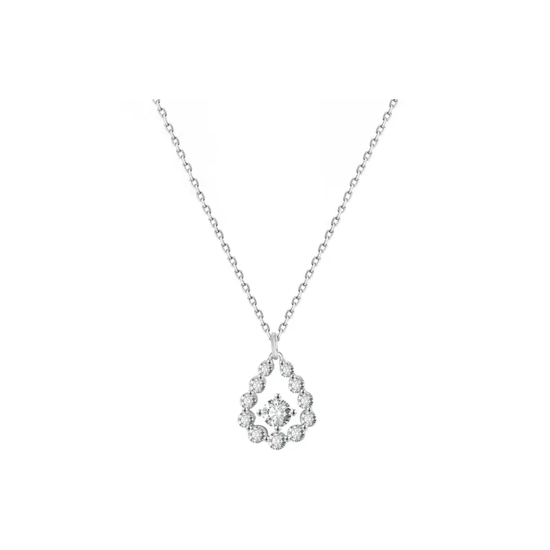 Heart Grass 999 Fine Silver Necklaces Women's-0