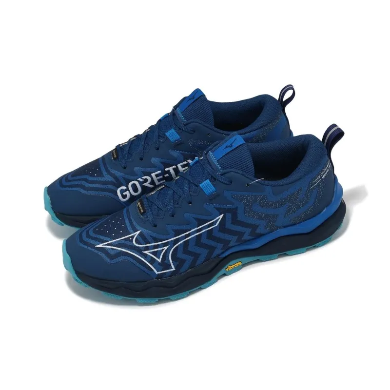 Mizuno Anti-Slip Wear-Resistant Low-Top Running Shoes Unisex Blue-2