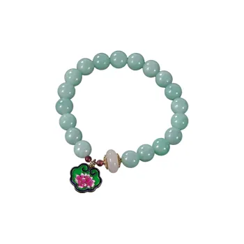 S&A Bean Type Jadeite Bracelets Women's