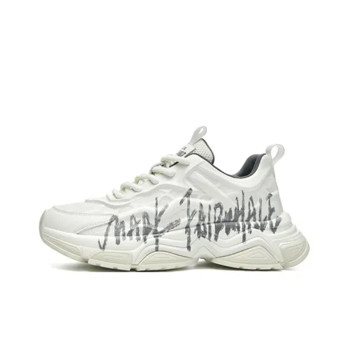 FAIRWHALE Wind Style Collection Coverage Balance Low Top Chunky Sneakers Men's