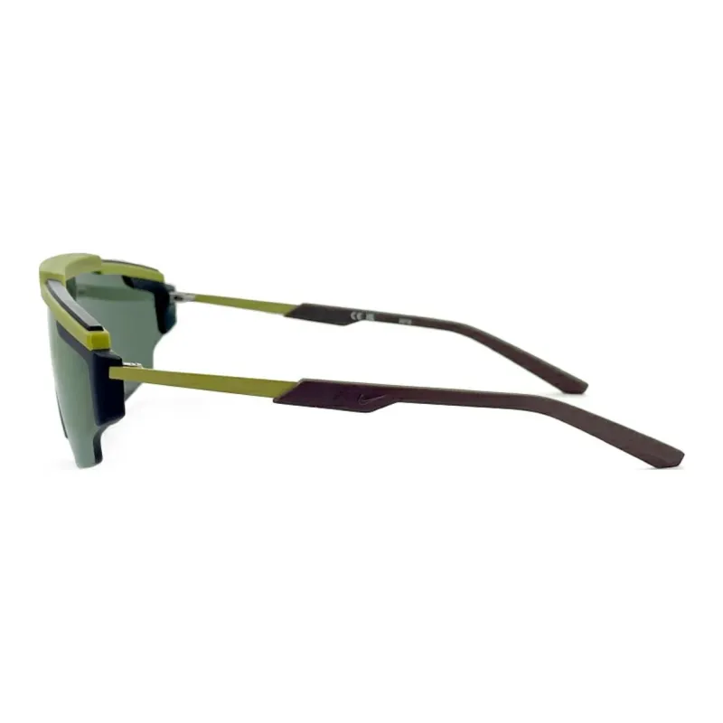 Nike Cellular Plastic Irregular Shape Sunglasses Men's Green-2