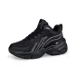 2188 Black Gray, Leather Upper, No Fleece-Lined
