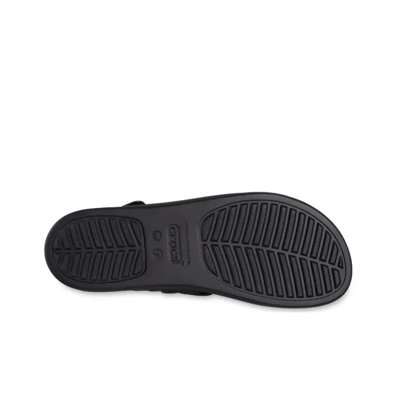 Crocs Brooklyn One Strap Sandals 7.5cm Women's Black-6