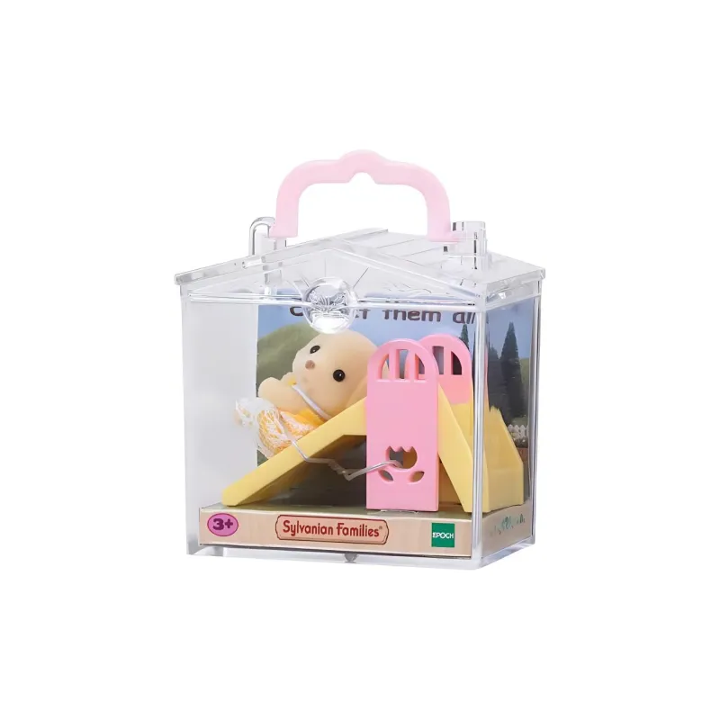 Sylvanian Families Labrador Puppy And Slide Handheld Box Toys-1