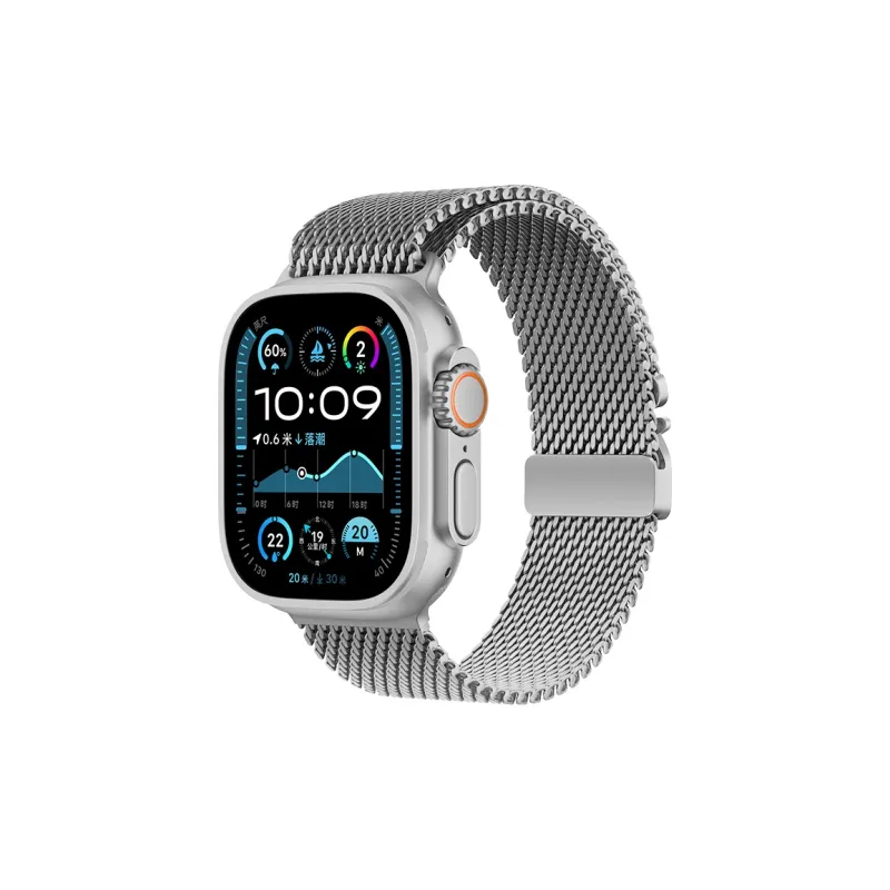 IBOANN Watch Band Apple Compatibility Stainless Steel Material-3