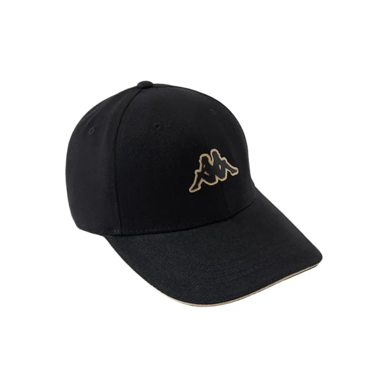 Kappa Polyester, Cotton Baseball Caps Unisex Black-1