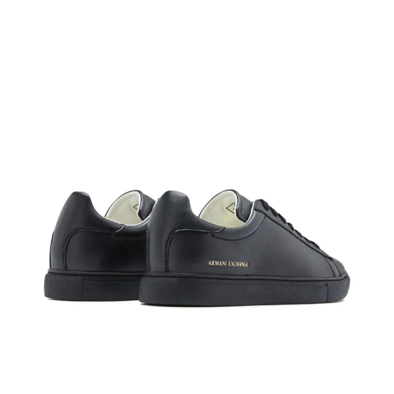 ARMANI EXCHANGEAE Low Top Skateboard Shoes Men's Black-3