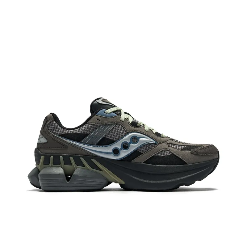 Saucony Low Top Running Shoes Unisex Brown Black-1