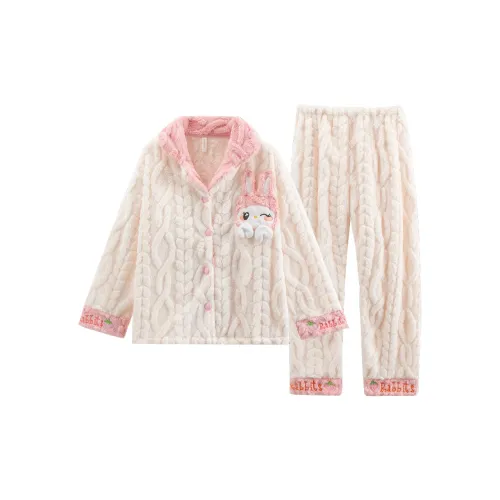 Sleeping Beauty Pajama Set Women's White