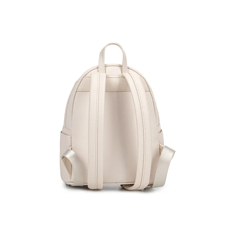 Disney Strawberry Bear Series PVC Polyvinyl Chloride Backpack Regular Unisex White/Black-3