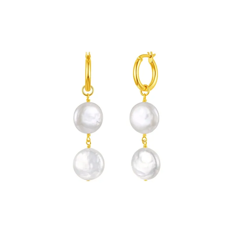 ME LUXE Freshwater Pearl Earrings Women's-0