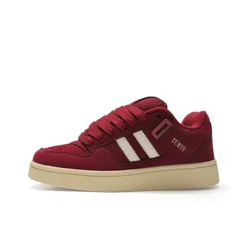 LIANGHUO Comprehensive Warm Cushioning Impact Resistance Wear Resistant Low Top Skateboard Shoes Unisex Ancora Red