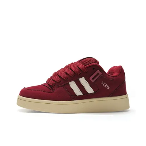 LIANGHUO Comprehensive Warm Cushioning Impact Resistance Wear Resistant Low Top Skateboard Shoes Unisex Ancora Red