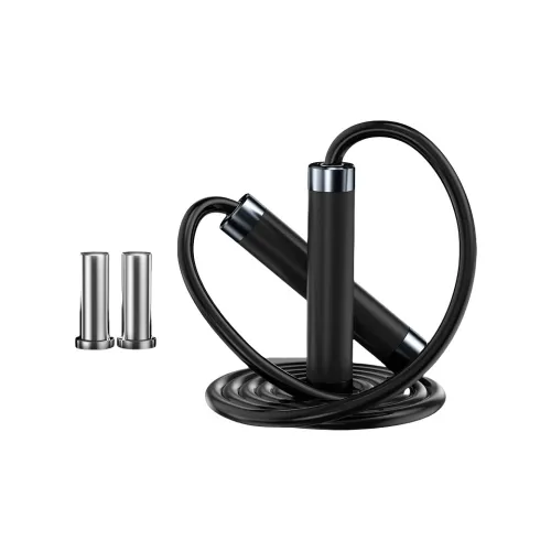 Youyou Aerobic Fat Reduction Non Countable Jump Ropes Fitness Crowd PVC Cord, Aluminum Alloy+Silicone Controller