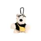 Plush West Highland Pendant-Black Top with Yellow Strap