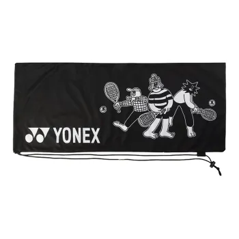 YONEX Badminton Racket Bags 2 Pcs Pack Fashion Casual Shoulder Bag Black Unisex Flannelette Pouch