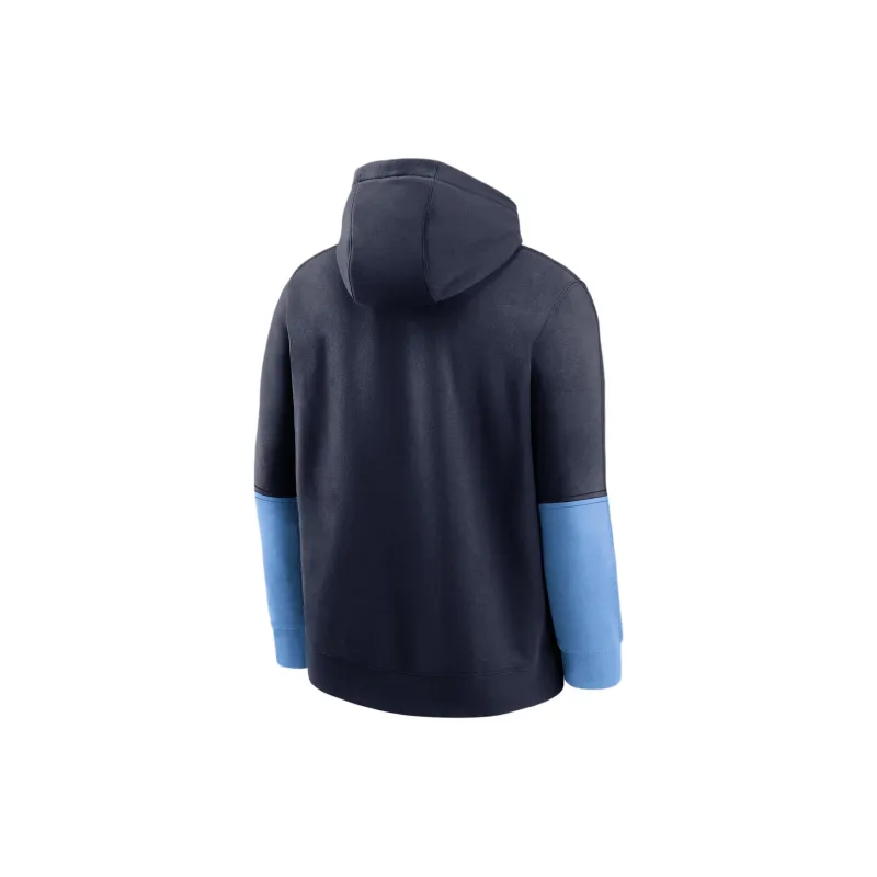 Jordan North Carolina Tar Heels Sideline Team Issue Club Men's Nike College Pullover Hoodie-1