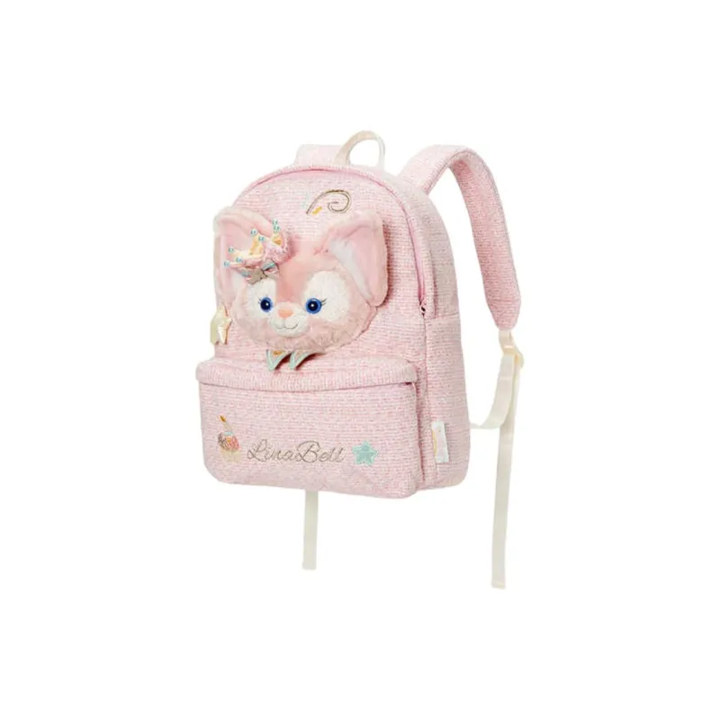 Disney Polyester Backpack Unisex Pink-2