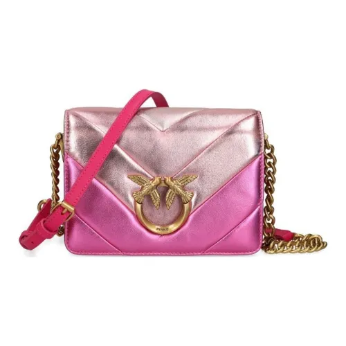 PINKO Mini Love Click Quilted Cross Body Bag