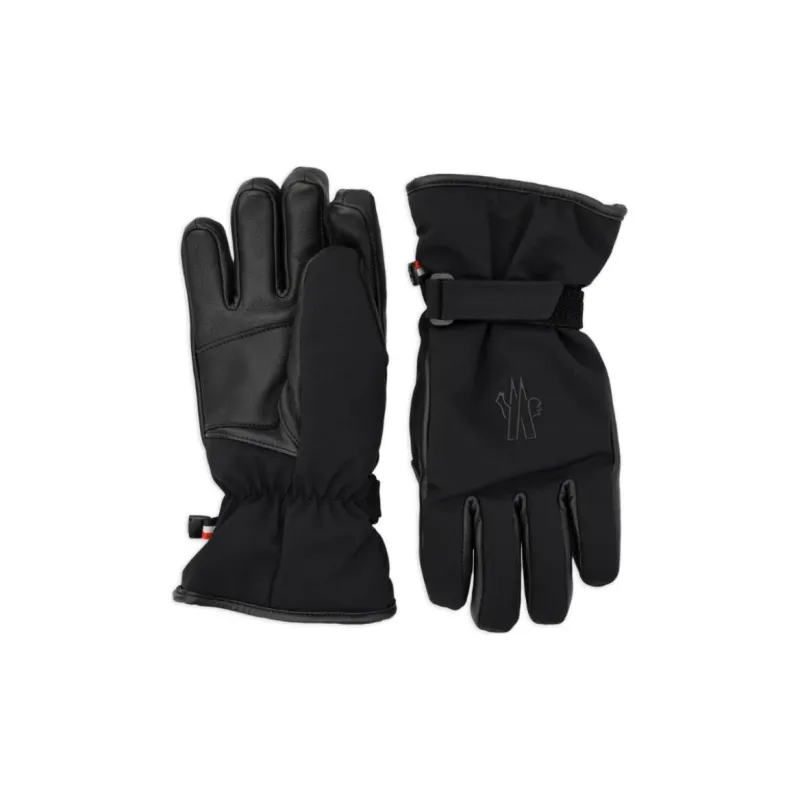 Moncler Grenoble Polyamide Gloves Kids' Black-1