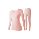 Women's Matching Set (Light Pink) 100% cotton High Elastic/7A Antibacterial Breathable