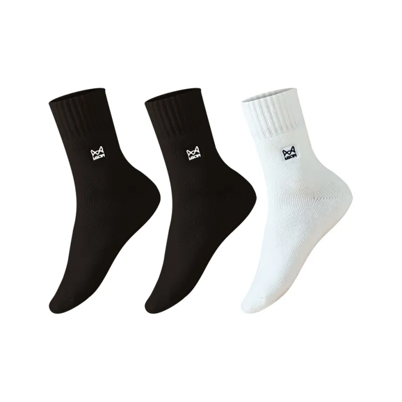MIIOW Trend Party Series Mid Calf Socks Unisex 3 Pack-18
