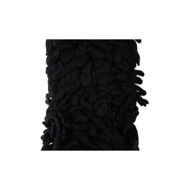 LOEWE Logo Tag Fringed Scarf-2