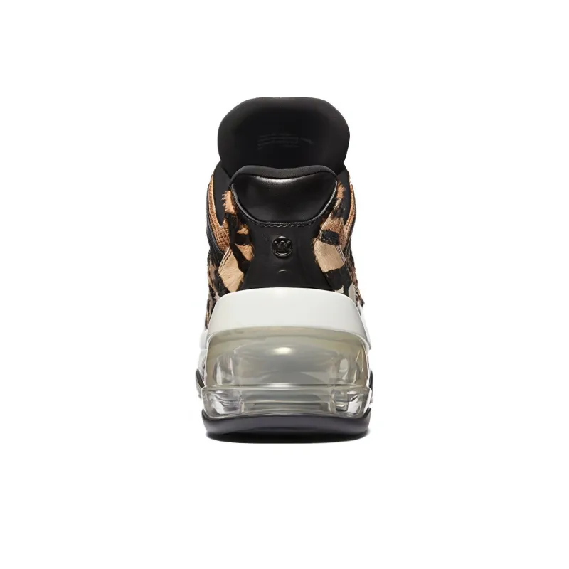 MICHAEL KORS Breathable Low-Top Casual Shoes Women's Black Yellow-3