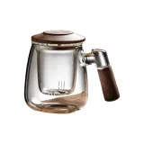 [Walnut Wood]Mushroom Flat Mesh 500ml[Classic Filter]