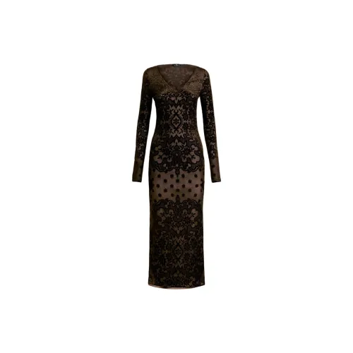 ETRO Tulle Jacquard Velvet Dress