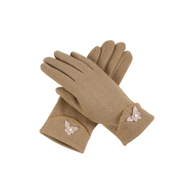 Shanghai Story Polyester Knit Gloves Women's-12