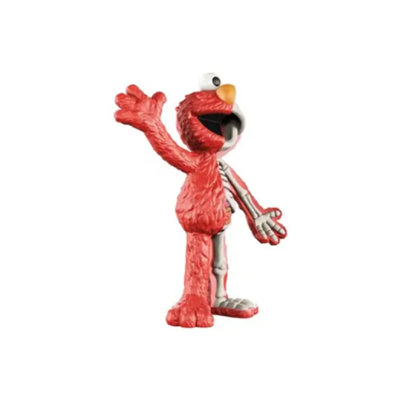Mighty Jax Elmo XXRAY Semi Dissected Sesame Street Red Trendy Figures 22cm-3