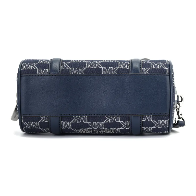 MICHAEL KORS Artificial Leather Crossbody Handbag Small Size Women's Navy Blue-5