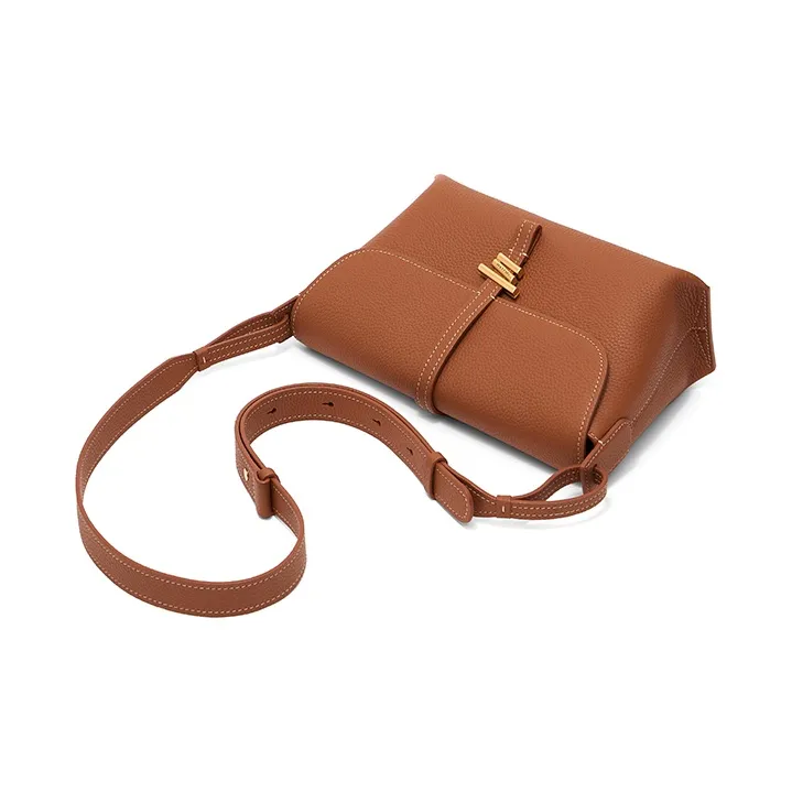 FIEDLE&SISSI Top Grain Cow Leather Crossbody Bag, Shoulder Bag Medium Size Women's Multicolor-4