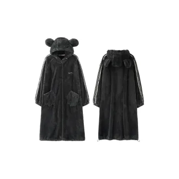 MIOJUER Bath Robes Men's Dark Gray