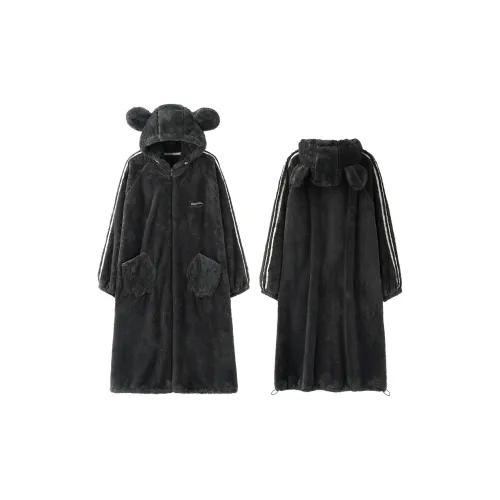 MIOJUER Bath Robes Men's Dark Gray